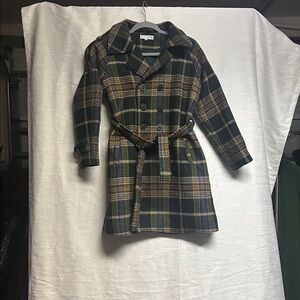 Plaid Kids Ivy City Company Trench Coat